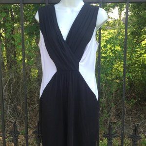 Calvin Klein. Black white dress
